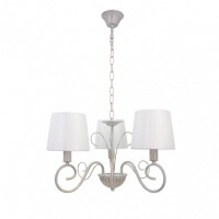 Distribuidor - Lâmpadas Diversas | Lâmpadas Clássicas | LAMPARA AMSTERDAM 3XE14 BLANCO/ORO REGX40X40 CM Ref: 155153075